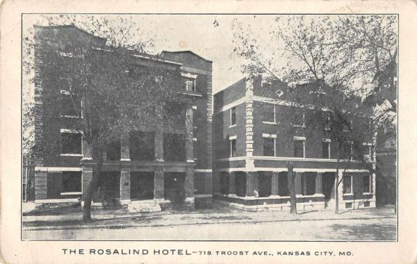 Kansas City Missouri The Rosalind Hotel Vintage Postcard JF686453