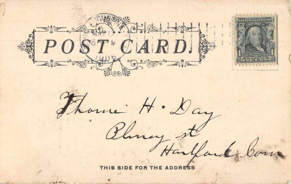 St. Augustine Florida Whitney's Oldest House Vintage Postcard JF686458 - Image 2