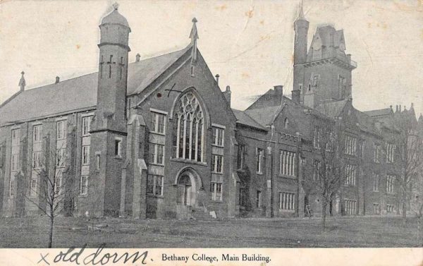 West Virginia Bethany College Main Building Vintage Postcard JF686503