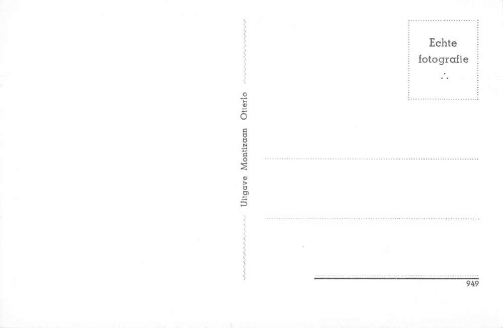 Otterlo Netherlands Buildings Multiview Real Photo Vintage Postcard JF686534 - Image 2