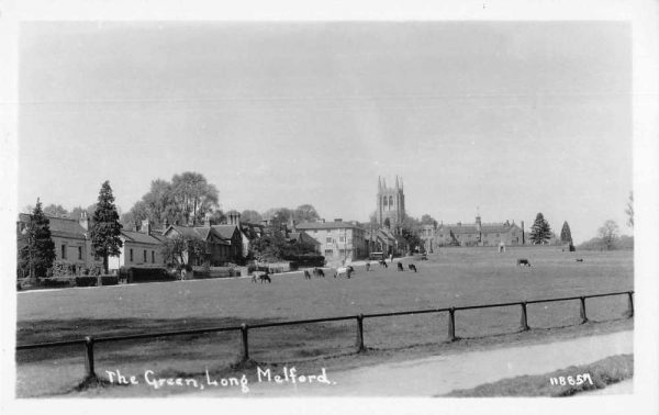 Long Medford England The Green Real Photo Vintage Postcard JF686536