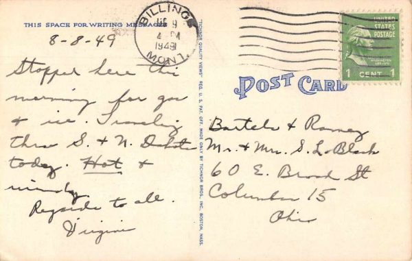 Ortonville Minnesota Greetings Road Scenic Vintage Postcard JF686592 - Image 2
