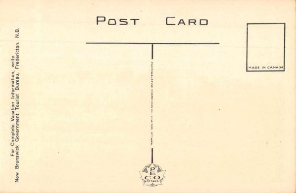 St Leonard Canada Golf Course at Daigle's Cabins Vintage Postcard JF686655 - Image 2
