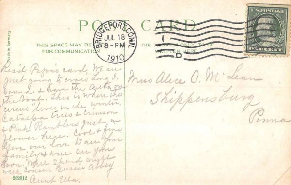 Bridgeport Connecticut Barnum & Bailey winter quarters antique pc ZB548033 - Image 2