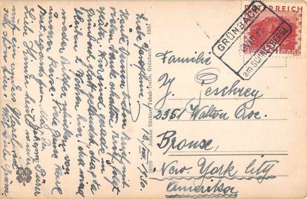 Schneeberg Grunbach mit Bahnhof Train Station Real Photo Vintage Postcard JF686796 - Image 2