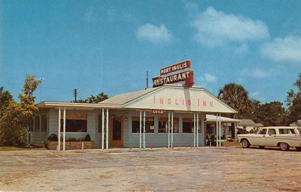 Inglis Florida Port Inglis Restaurant Vintage Postcard JF686846