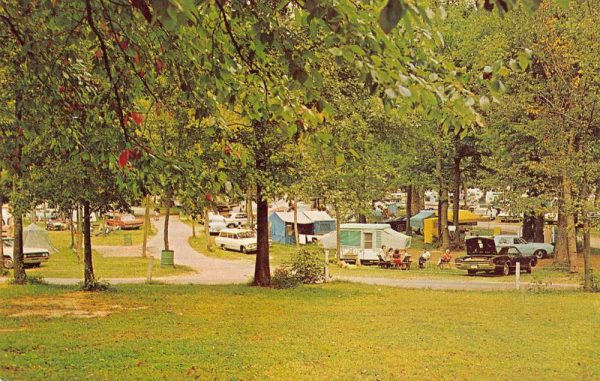 Bowling Green Kentucky Shady Campgrounds Vintage Postcard JF686886