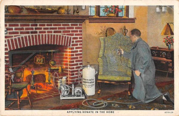 Washington DC Konate Moth Proofing Vintage Postcard JF686981