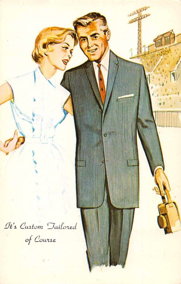 Margate City New Jersey Nat Baider Mens Tailor Advertising Postcard JF235026