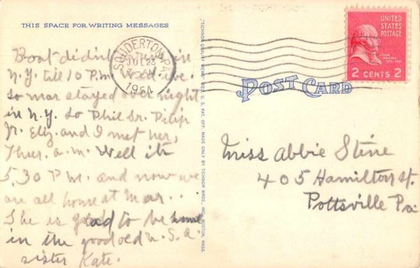 Lansdale Pennsylvania Greetings Road Scenic Vintage Postcard JF235061 - Image 2