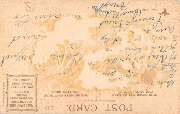 Harvey Maryland Greetings Red Roses Glitter Postcard JF235118 - Image 2