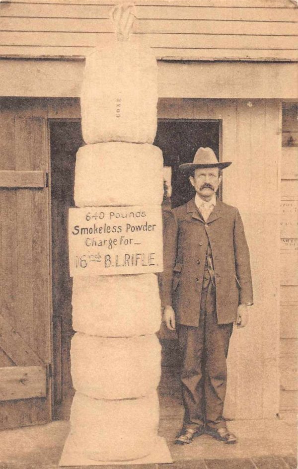 Smokeless Gun Powder Advertising Guns Rifles Vintage Postcard JF235183