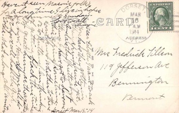 Dorset Vermont The Inn Real Photo Vintage Postcard JF235272 - Image 2