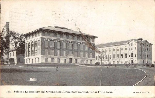 Cedar Falls Iowa State Normal School Lab and Gym Vintage Postcard JF235280