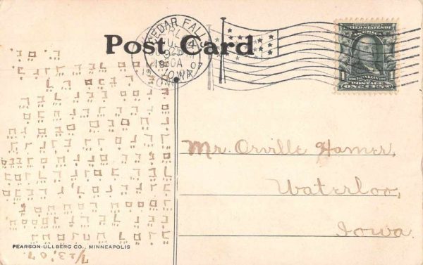 Cedar Falls Iowa State Normal School Lab and Gym Vintage Postcard JF235280 - Image 2