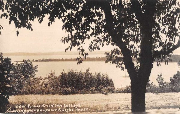 Gig Harbor Washington ? View from Erickson Cottage Real Photo Postcard JF235290