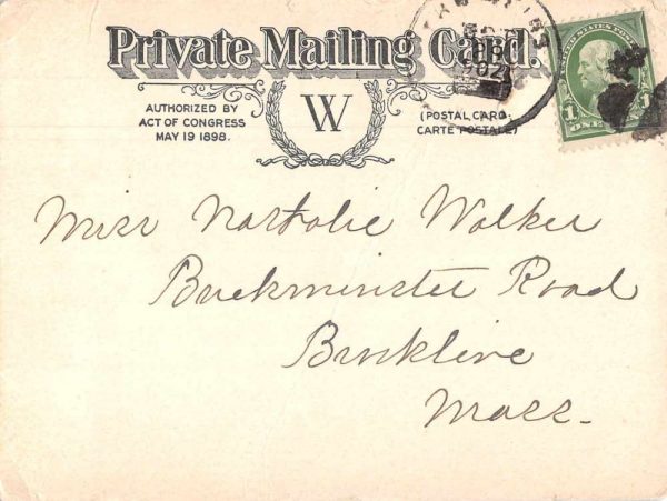 The Weirs New Hampshire Lakeside House Private Mail Vintage Postcard JF235291 - Image 2