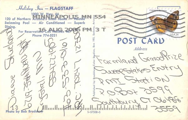 Flagstaff Arizona Holiday Inn Route 66 Vintage Postcard JE229929 - Image 2