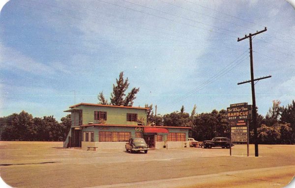 Miami Florida The Whip Inn Bar-B-Q Restaurant Vintage Postcard JE229950