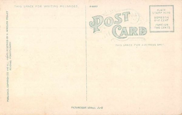 Oley Valley Pennsylvania Covered Bridge Scenic View Vintage Postcard JE359020 - Image 2