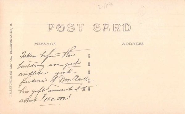 Ashland County Ohio Samaritan Hospital Real Photo Vintage Postcard JE359061 - Image 2