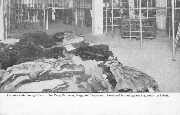 Boston Massachusetts Cold Storage Warehouse Fur Coats Vintage Postcard JE359063