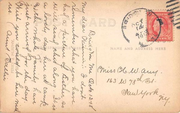 Bridgton Maine Esther Taylor Small Boat Real Photo Postcard JE359089 - Image 2