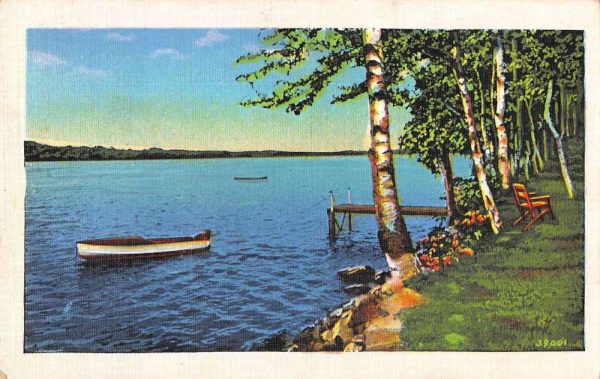 Charlestown Maryland Greetings Water View Vintage Postcard JE359125