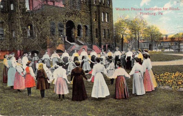 Pittsburg Pennsylvania Western Penna. Institution for Blind Postcard JE359185