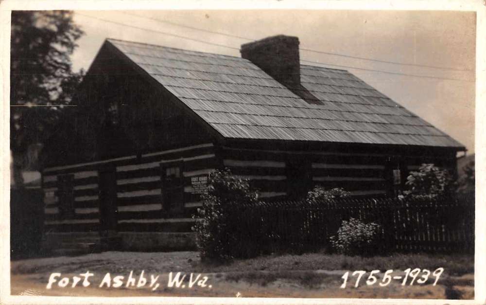 Fort Ashby West Virginia in 1939 Real Photo Vintage Postcard JE359209