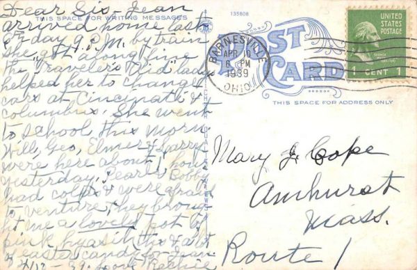Yemassee South Carolina Lane's Cottage Court and Dining Room Postcard JE359343 - Image 2