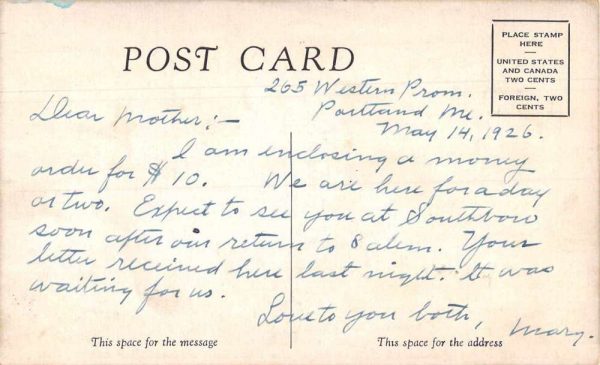 Eastern Steamship Lines Steamer De Luxe Stateroom Interior Postcard JE359378 - Image 2