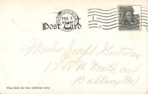 Greetings Shoeshiner Bootblack Vintage Postcard JE359517 - Image 2