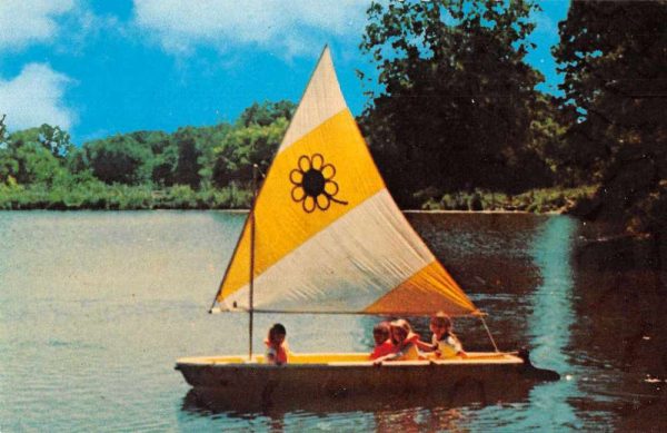 Princeville Illinois Sky Ranch Camp Sailing Vintage Postcard JE359531