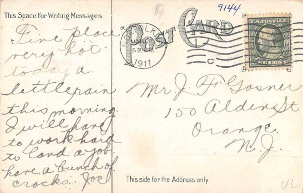 Norfolk Virginia BPO Elks' Home Exterior Vintage Postcard JE359650 - Image 2