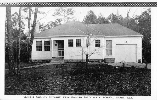 Grant Alabama Illinois Faculty Cottage DAR School Vintage Postcard JE359698