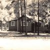 Nisswa Minnesota view of back cabin Minnewawa Lodge real photo pc ZD549449