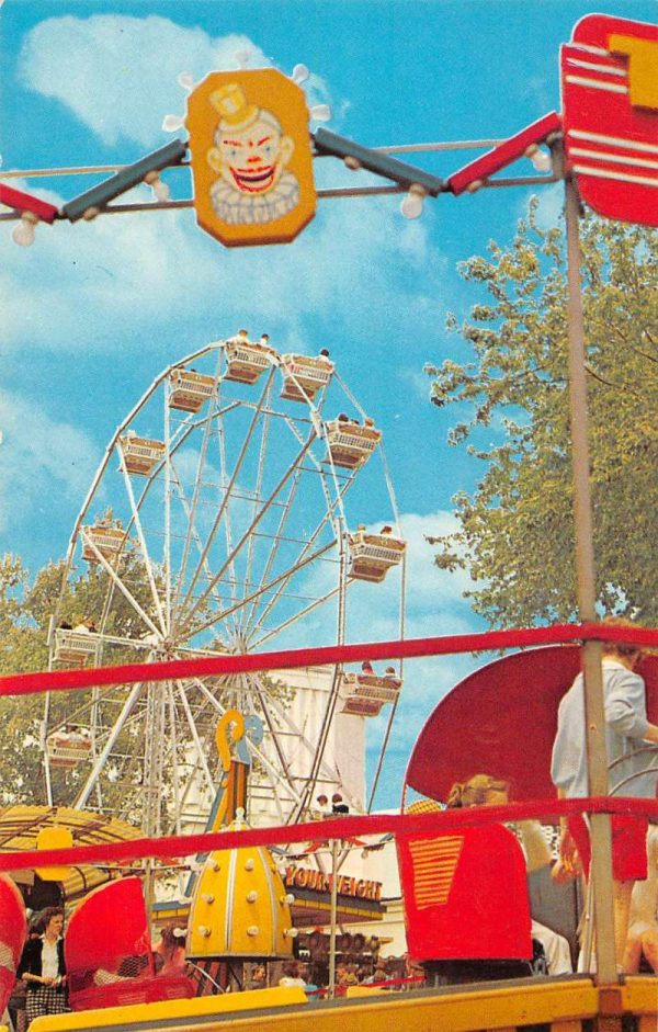 St Louis Missouri ferris wheel Forest Park Highlands vintage pc ZD549471