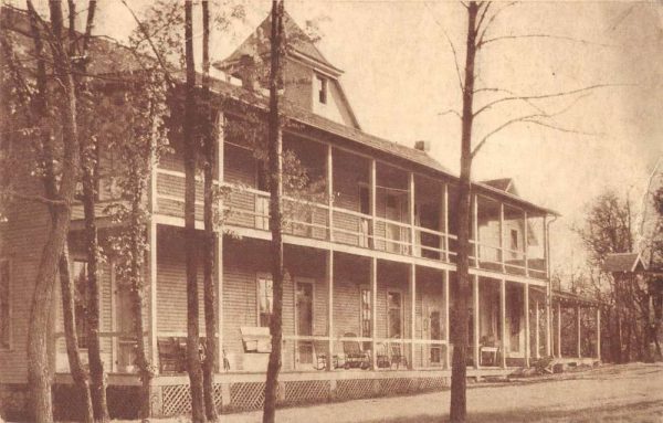 Owen Co Indiana Hotel McCormick's Creek Canyon State Park antique pc ZD549550