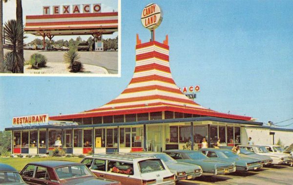 Jessup Georgia Candyland Inc service stop restaurant Texaco vintage pc ZD549574