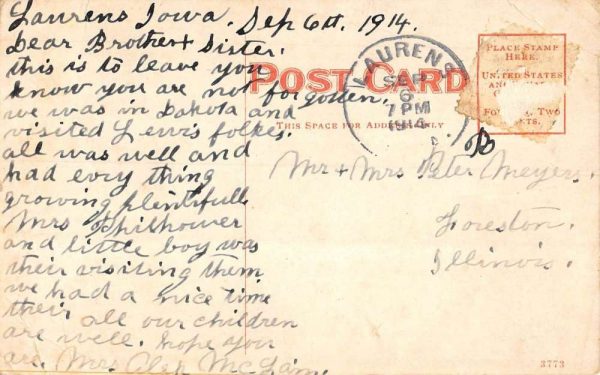 Sioux Falls South Dakota outside view Manchester Biscuit Co antique pc ZD549588 - Image 2