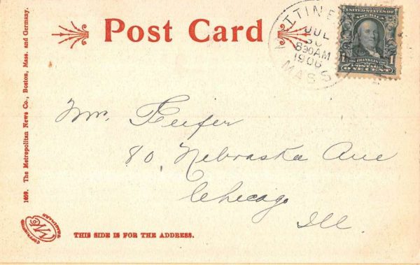 Springfield Massachusetts "Silvia" on Connecticut River antique pc ZD549609 - Image 2