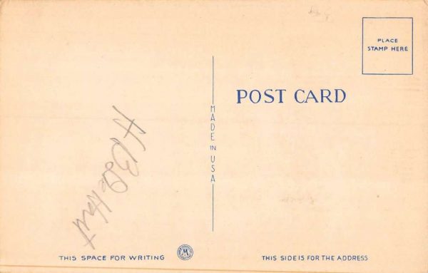 Camden New Jersey boats pier NY Shipbuilding Corp. linen antique pc ZD549610 - Image 2