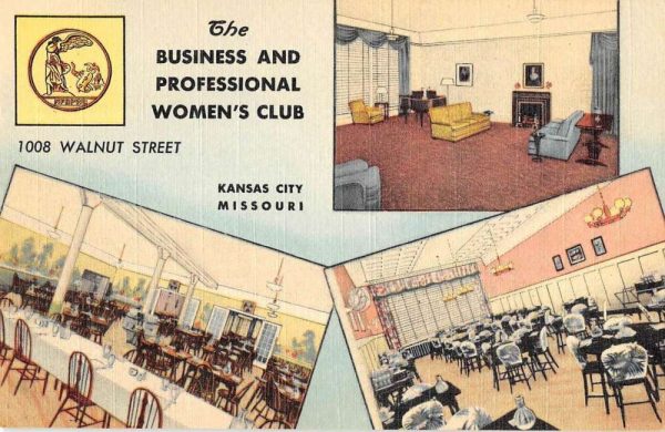 Kansas City Missouri Business and Professional Women's Club linen pc ZD549613