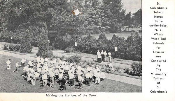 Derby-on-the-Lake New York St Columban's Retreat House antique pc ZD549681