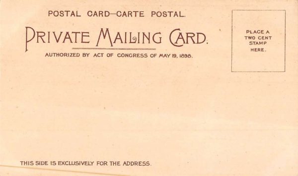 American Line U.S. Mail Steamer "New York" private mailing antique pc ZD549687 - Image 2