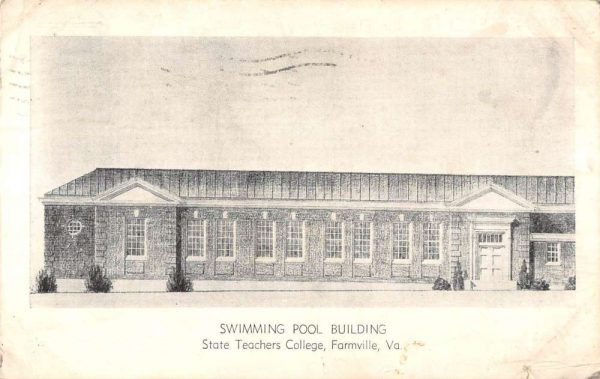 Farmville Virginia swimmming pool bldg State Teachers College pc ZD549703
