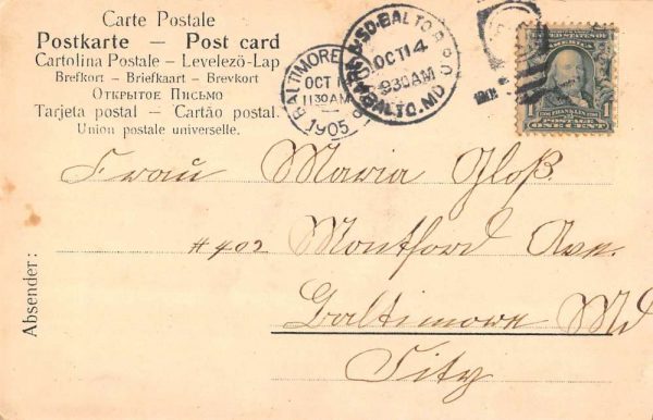 Bremen Germany Gruss von Bord des Dampfers Norddeutscher Lloyd pc ZD549741 - Image 2