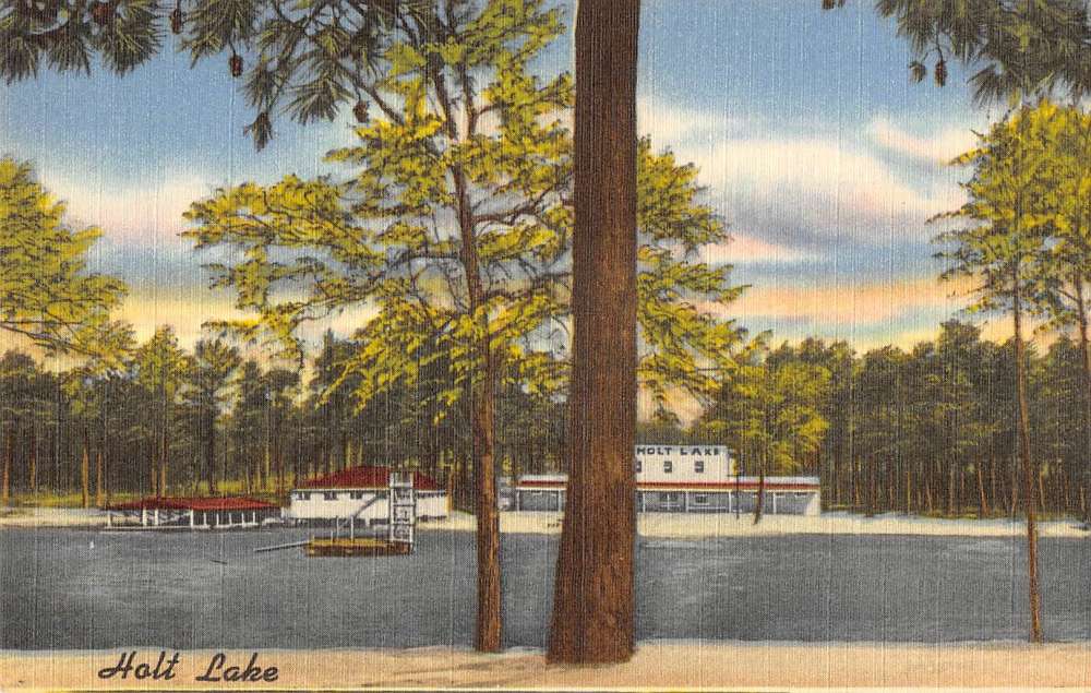 Smithfield North Carolina Holt Lake pier boathouse linen antique pc