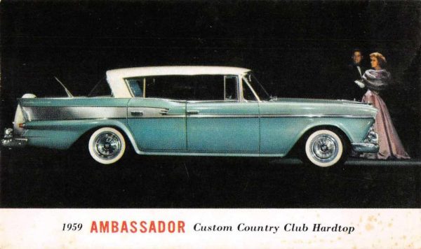 1959 AMC Ambasador Custom Country Club Hardtop vintage pc ZD549882